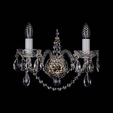 Бра bohemia ivele crystal 1411 1411b-2-195-xl-g
